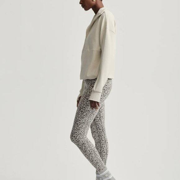 Varly Timberley Half-Zip Midlayer Women's Cement Ivory Marl Size S Drop Shoulder - Picture 7 of 13